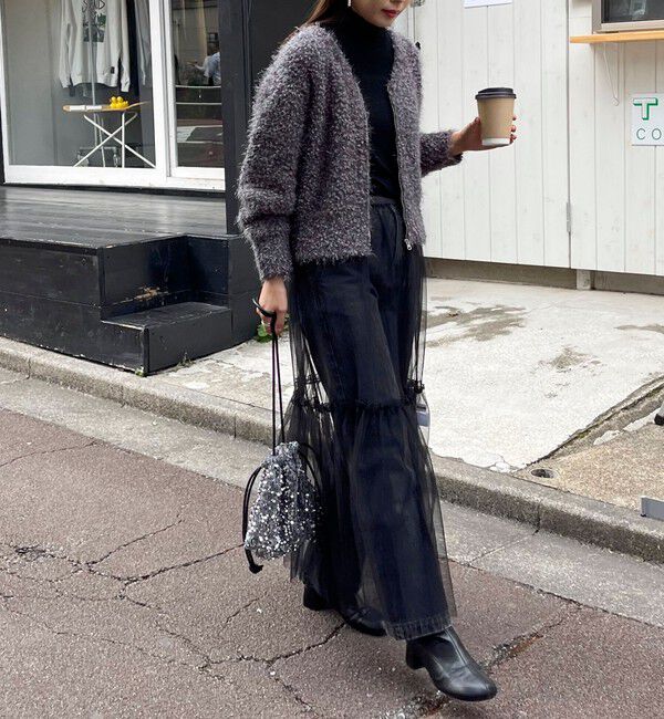 fredy emue「レイヤードチュールスカート」|スカート|