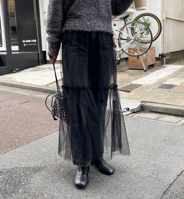 fredy emue「レイヤードチュールスカート」|スカート|