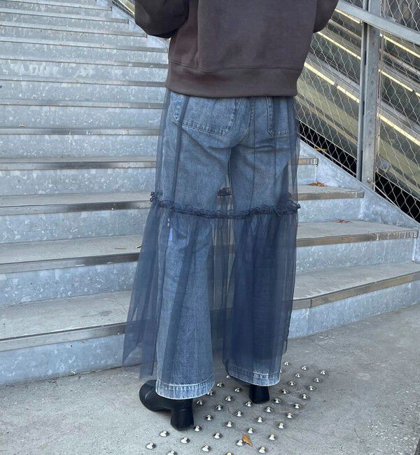 fredy emue「レイヤードチュールスカート」|スカート|