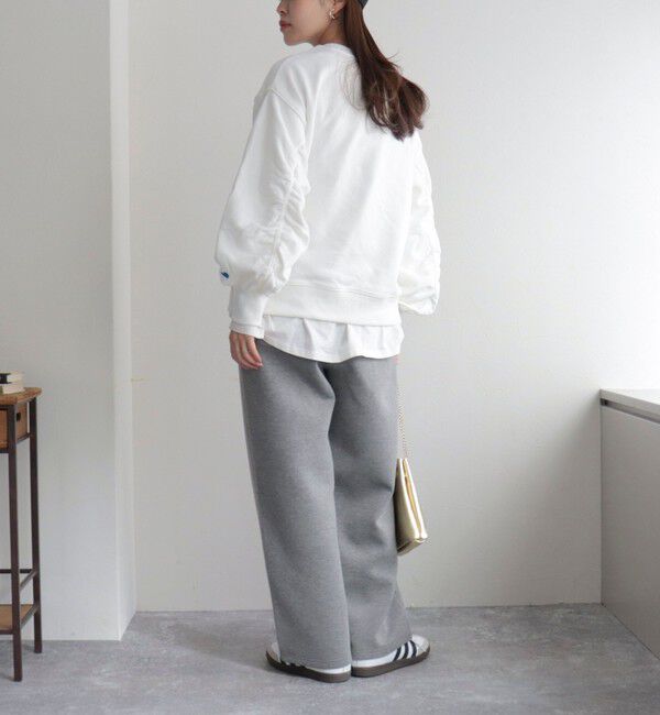 fredy emue「ハート刺繍ボリューム裏毛プルオーバー」|スウェット・ジャージ|