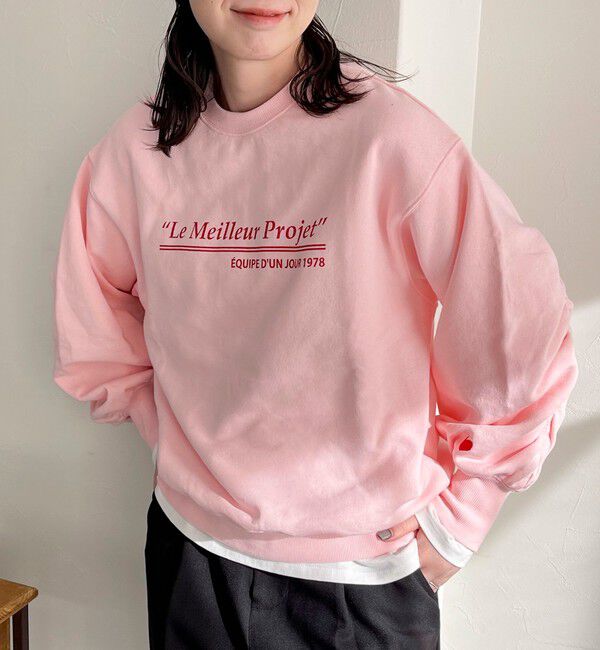 fredy emue「ハート刺繍ボリューム裏毛プルオーバー」|スウェット・ジャージ|