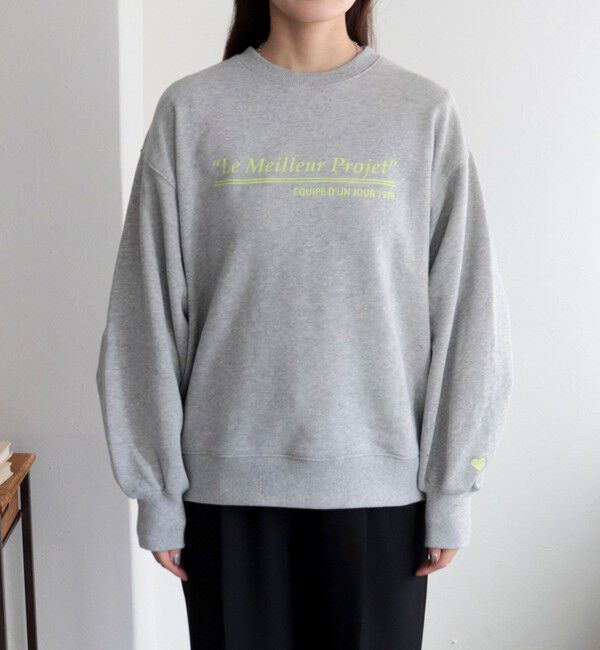 fredy emue「ハート刺繍ボリューム裏毛プルオーバー」|スウェット・ジャージ|