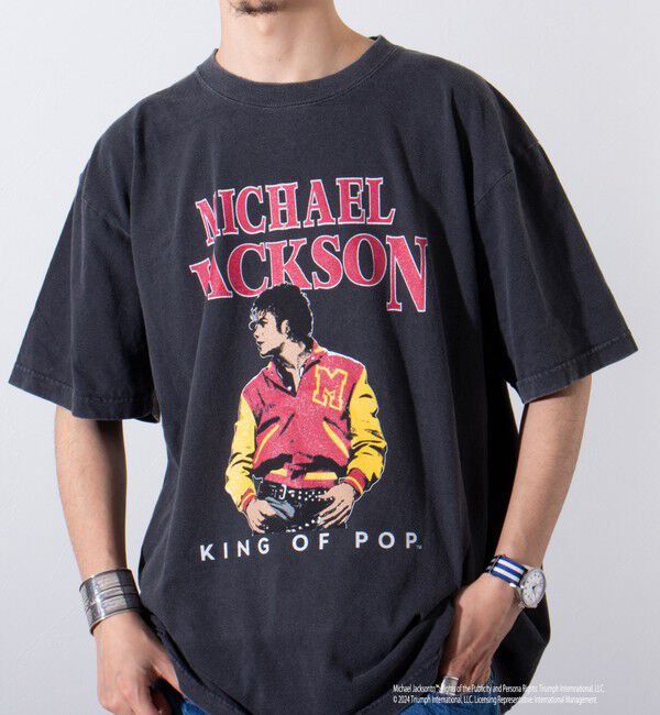 GLOSTER「【GOOD ROCK SPEED】MICHAEL JACKSON TEE プリントTシャツ」|Tシャツ・カットソー|