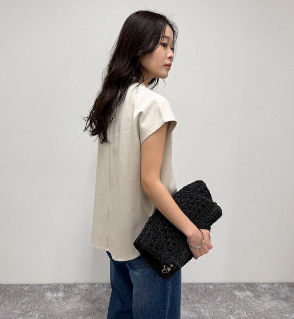 fredy emue「ポンチフレンチプルオーバーカットソー」|Tシャツ・カットソー|