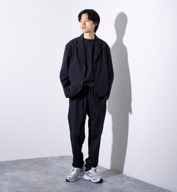 GLOSTER「【GLOSTER/グロスター】N/PU 接触冷感 フレッシュイージーパンツ」|チノ|