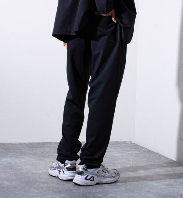 GLOSTER「【GLOSTER/グロスター】N/PU 接触冷感 フレッシュイージーパンツ」|チノ|