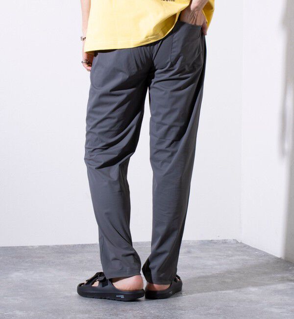 GLOSTER「【GLOSTER/グロスター】N/PU 接触冷感 フレッシュイージーパンツ」|チノ|