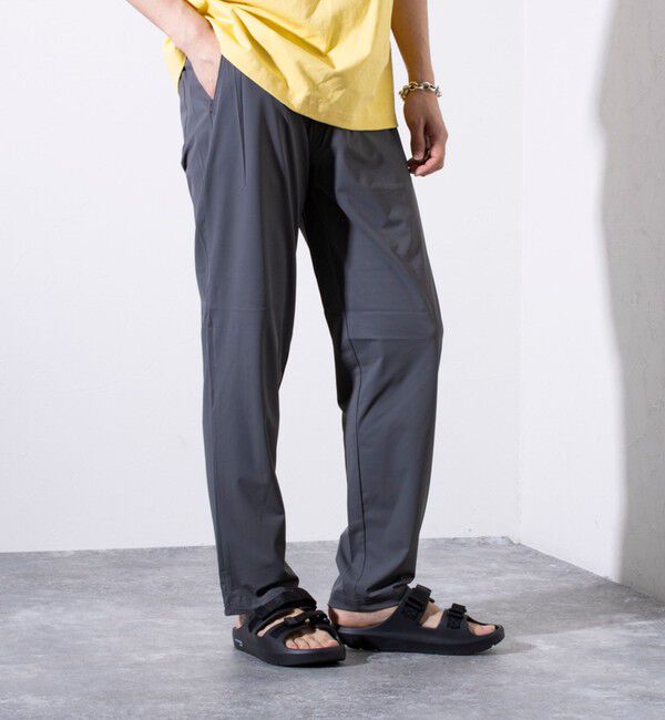 GLOSTER「【GLOSTER/グロスター】N/PU 接触冷感 フレッシュイージーパンツ」|チノ|