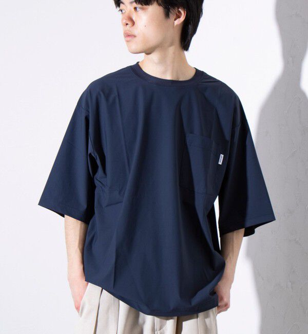 GLOSTER「【GLOSTER/グロスター】N/PU 接触冷感 フレッシュオーバーTシャツ ポケT 」|Tシャツ・カットソー|