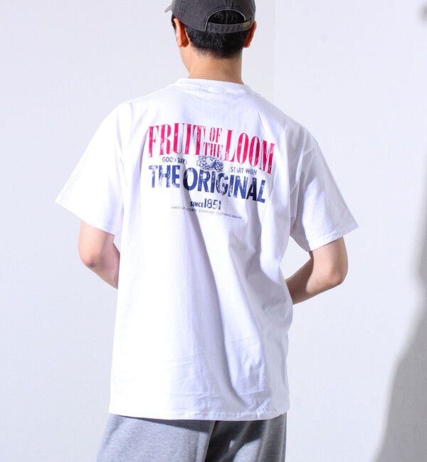 GLOSTER「【FRUIT OF THE LOOM/フルーツオブザルーム】プリントTシャツ バックプリント」|Tシャツ・カットソー|
