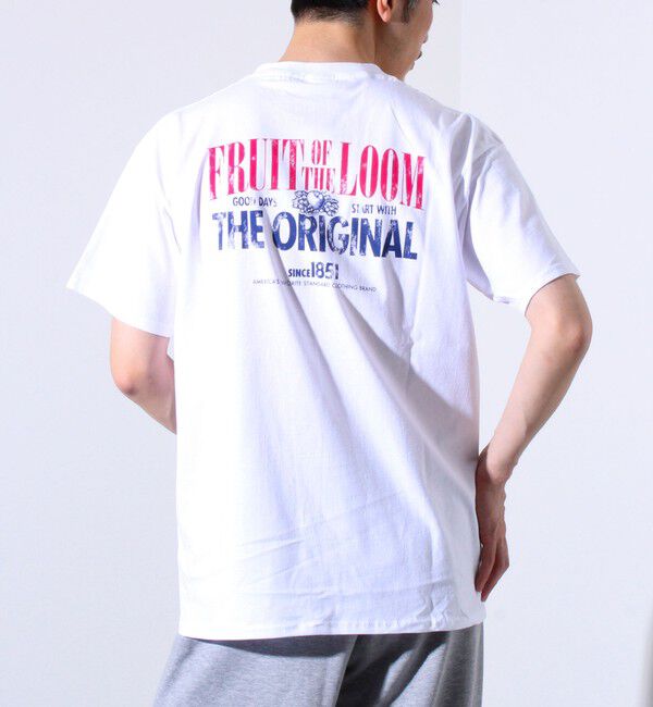 GLOSTER「【FRUIT OF THE LOOM/フルーツオブザルーム】プリントTシャツ バックプリント」|Tシャツ・カットソー|