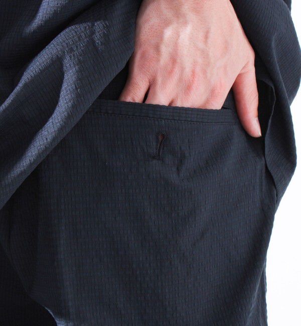 GLOSTER「【GLOSTER/グロスター】メッシュサッカー素材 テーパードイージーパンツ」|チノ|