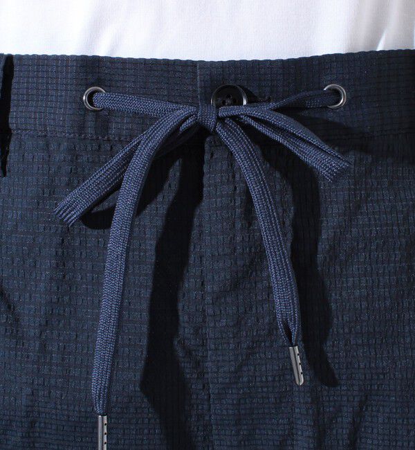 GLOSTER「【GLOSTER/グロスター】メッシュサッカー素材 テーパードイージーパンツ」|チノ|