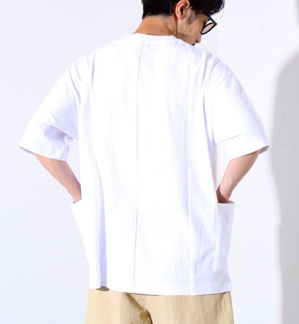 GLOSTER「【GLOSTER/グロスター】バックステッチ サイドポケットTシャツ ビックシルエット」|Tシャツ・カットソー|