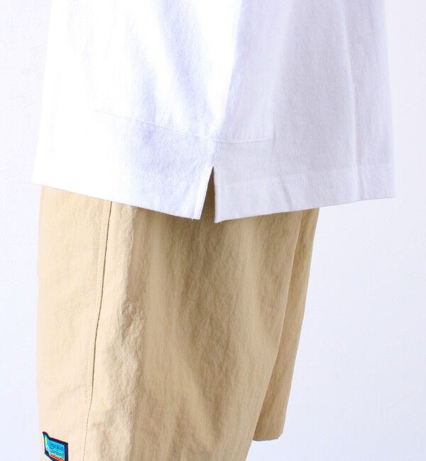 GLOSTER「【GLOSTER/グロスター】バックステッチ サイドポケットTシャツ ビックシルエット」|Tシャツ・カットソー|