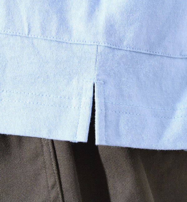 GLOSTER「【GLOSTER/グロスター】バックステッチ サイドポケットTシャツ ビックシルエット」|Tシャツ・カットソー|