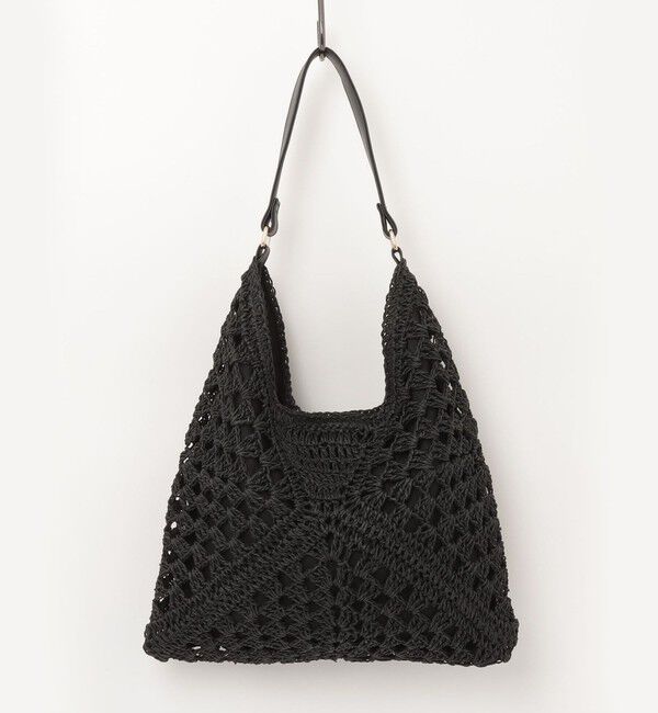 fredy emue「ペーパー透かし編みワンショルバッグ」|かごバッグ|