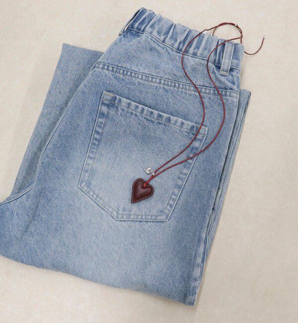 fredy emue「フェイクレザーハートペンダント」|ネックレス|