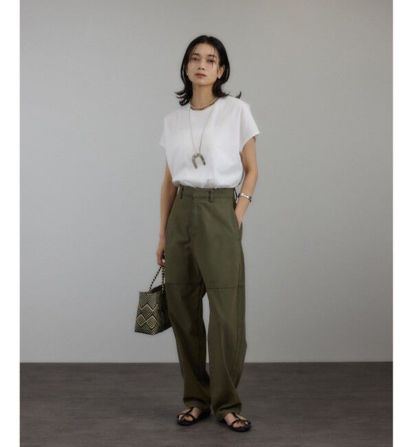 SALON adam et rope'「プリマベールリラックスドルマンスリーブプルオーバー［UVケア・洗濯耐久］」|Tシャツ・カットソー|