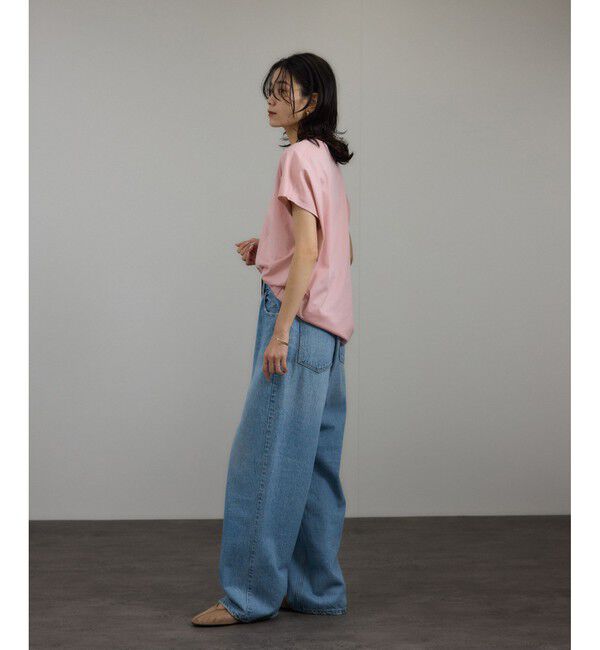 SALON adam et rope'「プリマベールリラックスドルマンスリーブプルオーバー［UVケア・洗濯耐久］」|Tシャツ・カットソー|