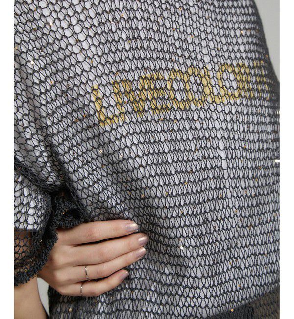 SALON adam et rope'「ギマコットンスパンコールプルオーバー」|ニット・セーター|