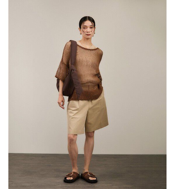 SALON adam et rope'「ギマコットンスパンコールプルオーバー」|ニット・セーター|