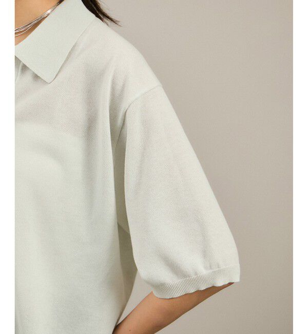 SALON adam et rope'「【WEB限定】ドライタッチスキッパーニットカーディガン［洗える］」|カーディガン|