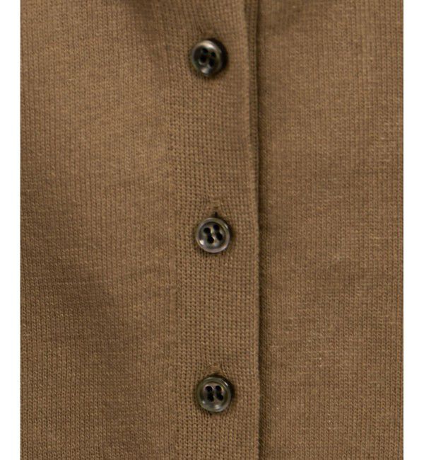 SALON adam et rope'「【WEB限定】ドライタッチスキッパーニットカーディガン［洗える］」|カーディガン|