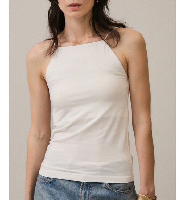 SALON adam et rope'「ストレッチスクエアキャミ」|キャミソール|