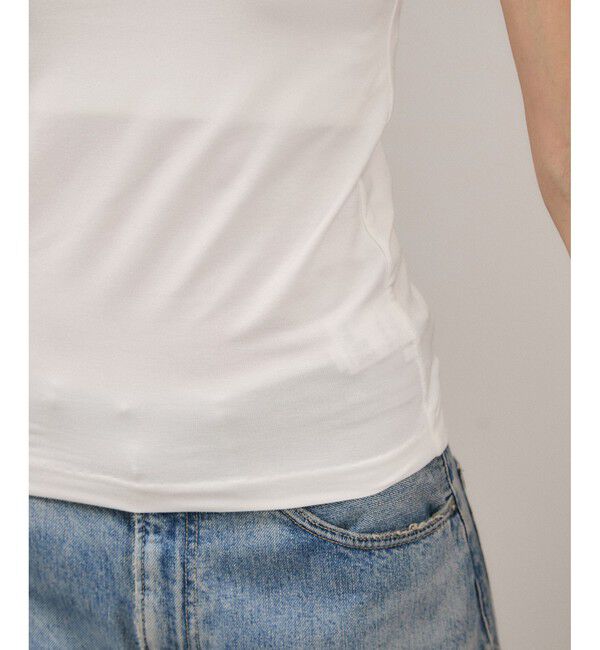 SALON adam et rope'「ストレッチスクエアキャミ」|キャミソール|