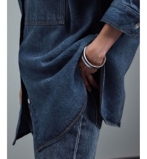 SALON adam et rope'「USAコットンデニムオーバーシャツ［セットアップ対応］」|シャツ・ブラウス|