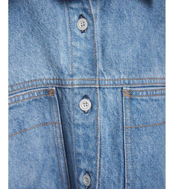 SALON adam et rope'「USAコットンデニムオーバーシャツ［セットアップ対応］」|シャツ・ブラウス|