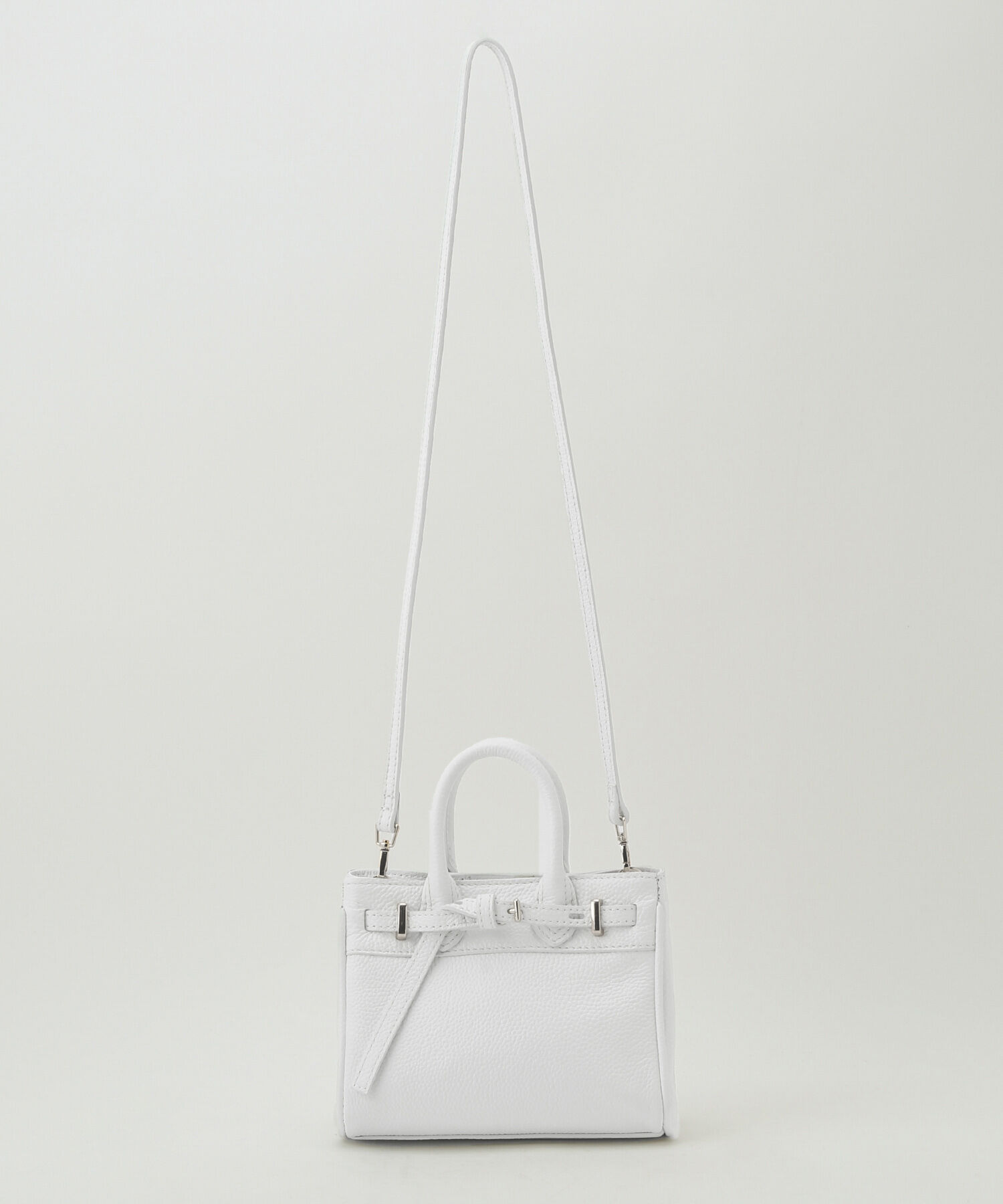 ROPE「【一部直営店舗・WEB限定】リアルレザーナローベルトミニバッグ」|ハンドバッグ|