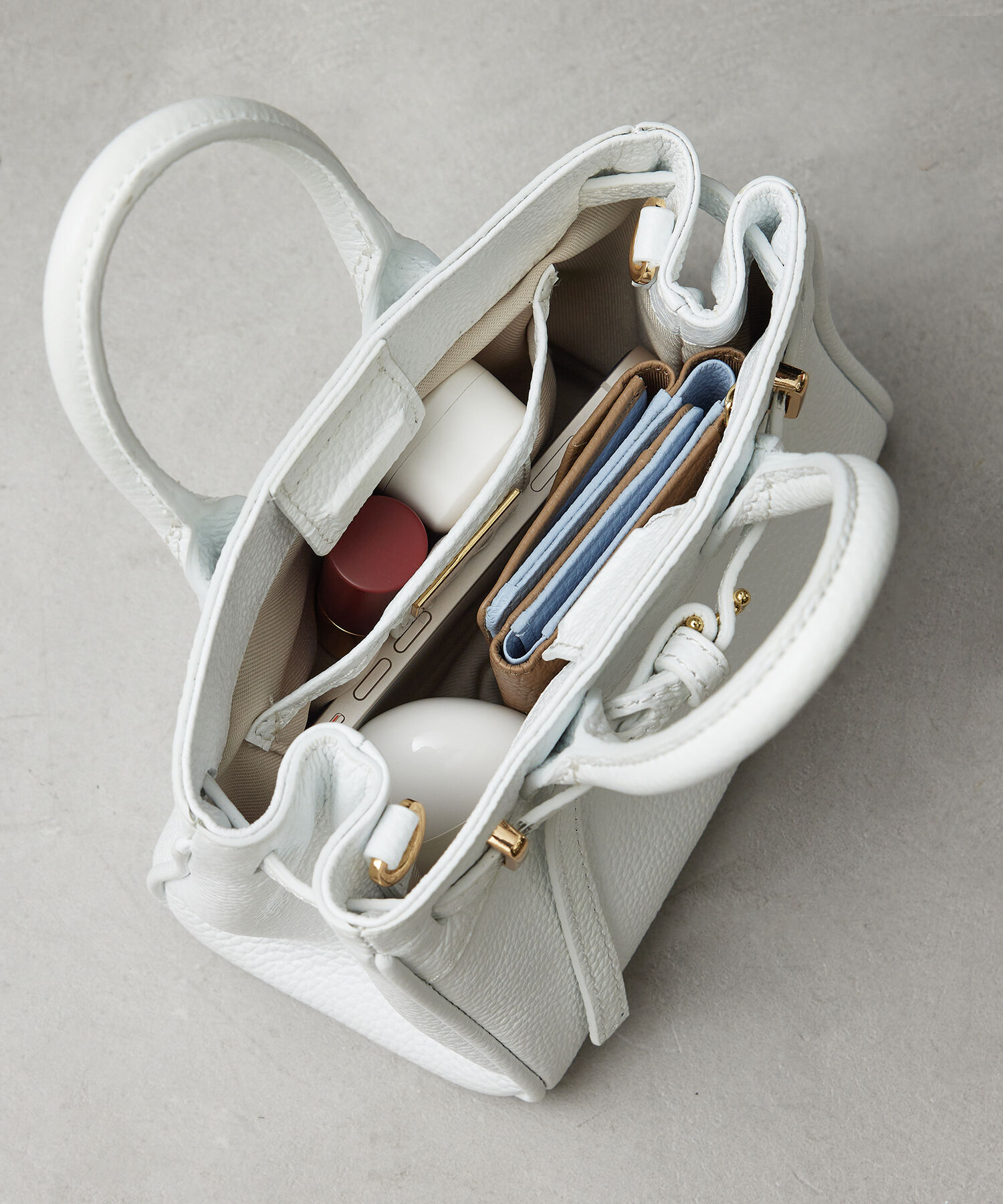 ROPE「【一部直営店舗・WEB限定】リアルレザーナローベルトミニバッグ」|ハンドバッグ|