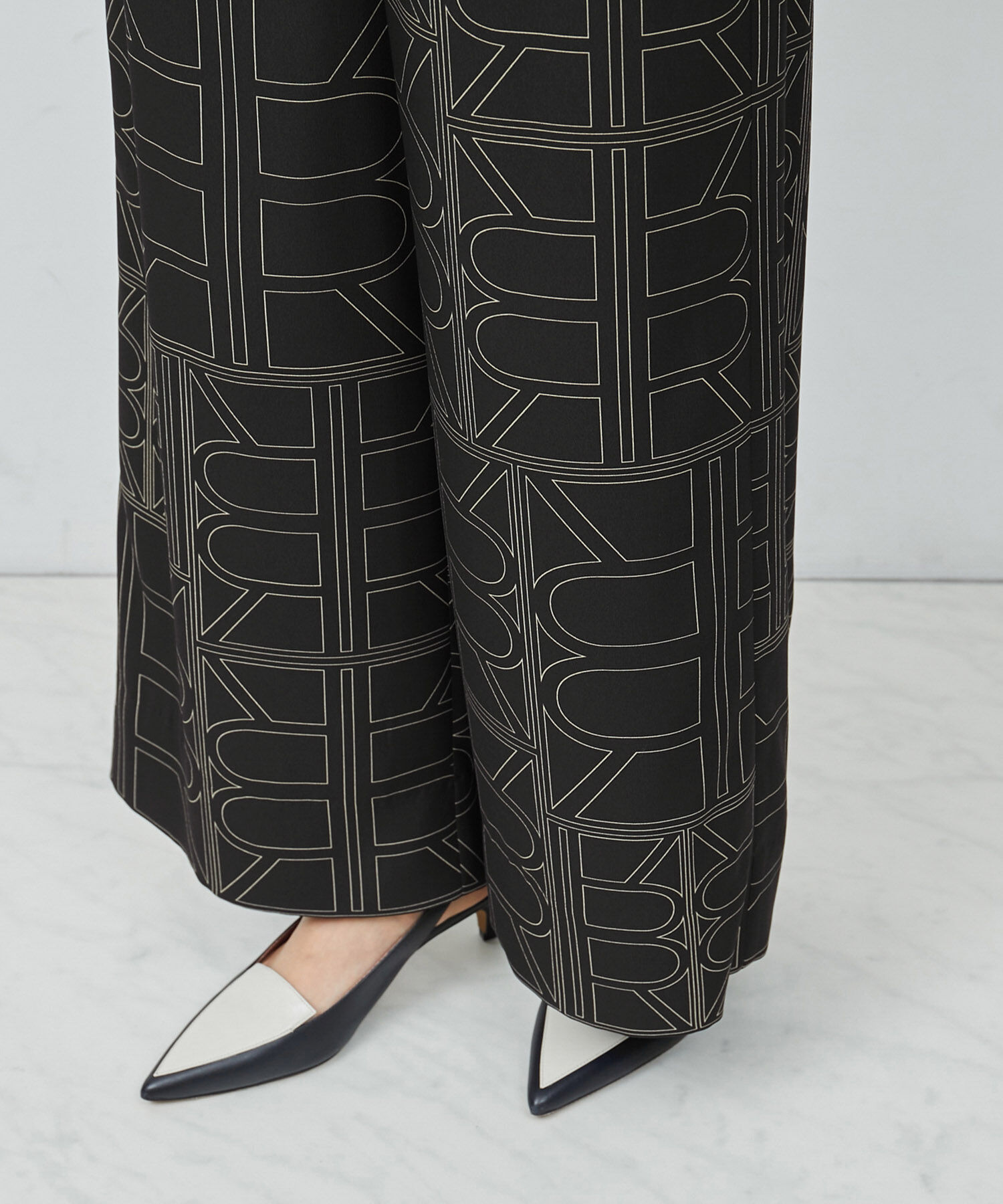 ROPE「【雑誌掲載】モノグラムプリントワイドパンツ【セットアップ対応】」|その他|