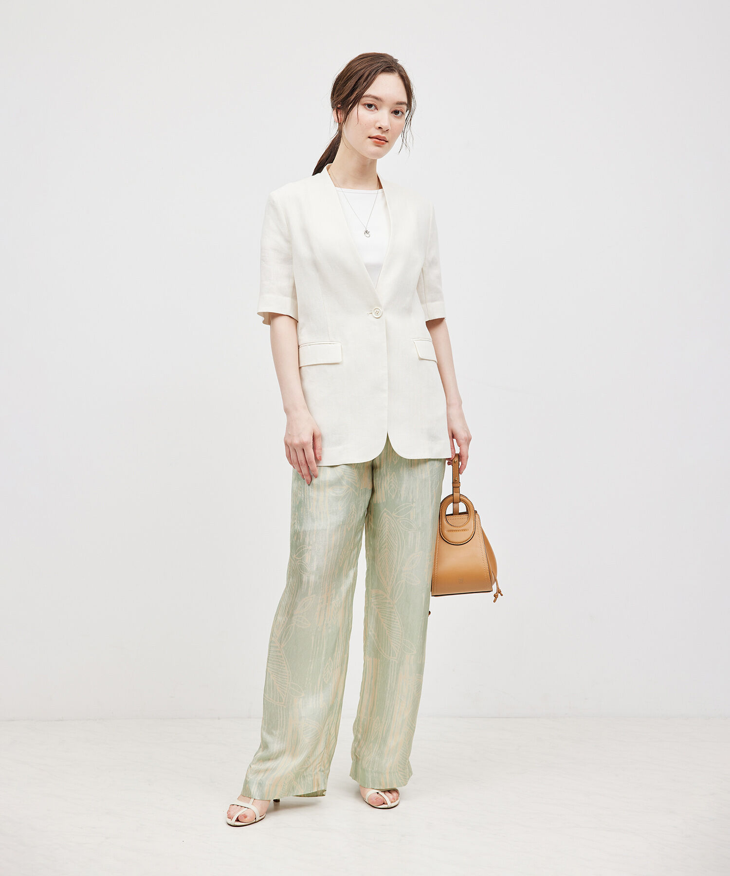 ROPE「【IPEKER】ニュアンスボタニカルイージーパンツ」|その他|