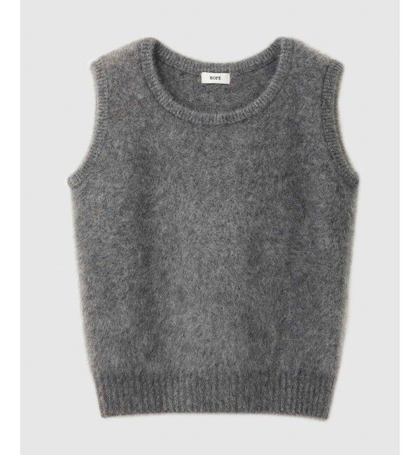 ROPE「フォックスラクーンノースリーブベスト」|ベスト・ジレ|