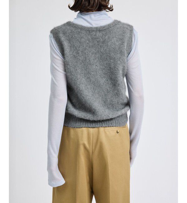 ROPE「フォックスラクーンノースリーブベスト」|ベスト・ジレ|