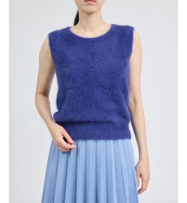 ROPE「フォックスラクーンノースリーブベスト」|ベスト・ジレ|