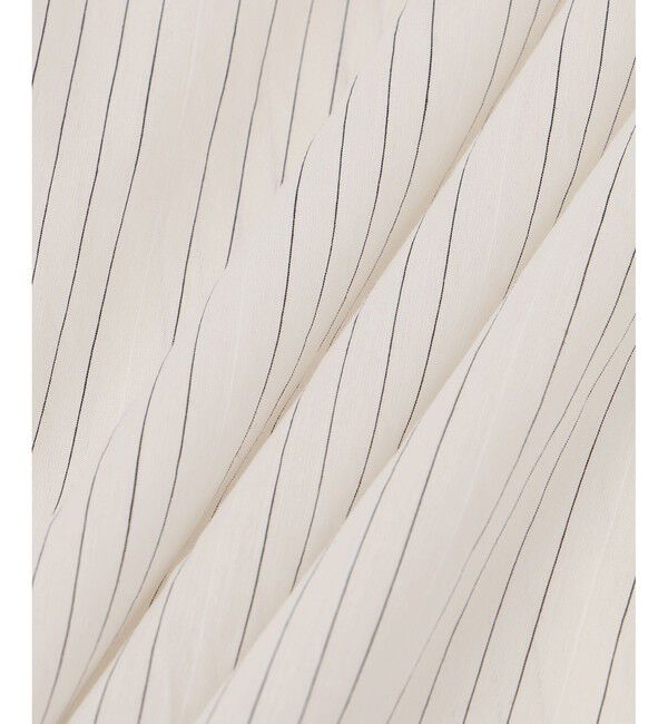 ROPE「【洗える】タイプライターハーフスリーブブラウス/お仕事・通勤対応」|シャツ・ブラウス|