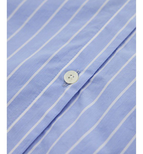 ROPE「【洗える】タイプライターハーフスリーブブラウス/お仕事・通勤対応」|シャツ・ブラウス|