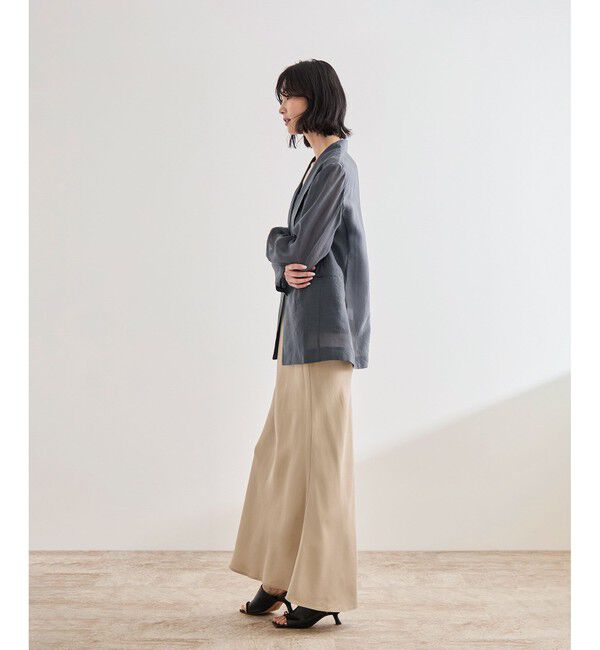 ROPE「【洗える・新色追加】シアーライトジャケット」|テーラードジャケット|