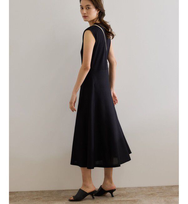 ROPE「【洗える】LEVITAニットワンピース」|ワンピース|ブラック(01)