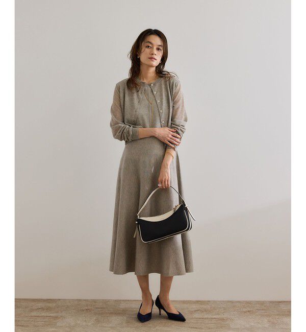 ROPE「【洗える】LEVITAニットワンピース」|ワンピース|