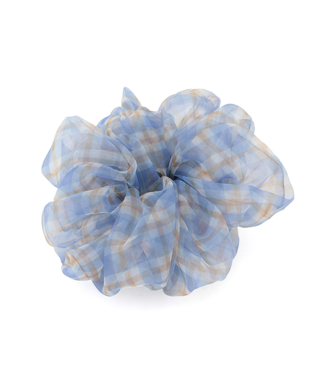 VIS「ボリュームシアーチェックシュシュ」|ヘアゴム・シュシュ|