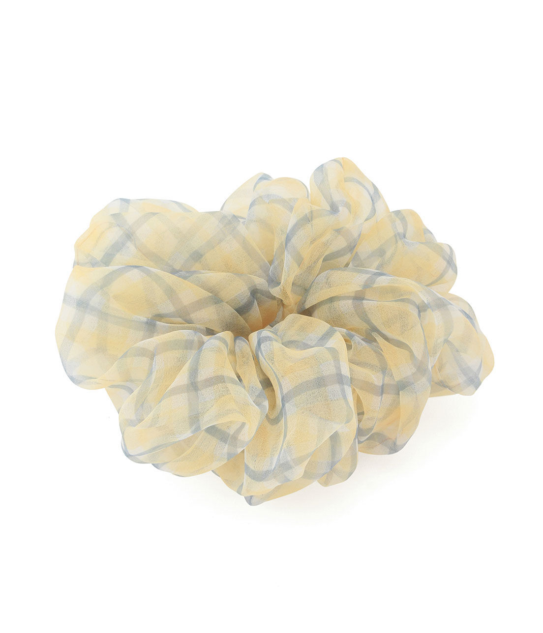 VIS「ボリュームシアーチェックシュシュ」|ヘアゴム・シュシュ|