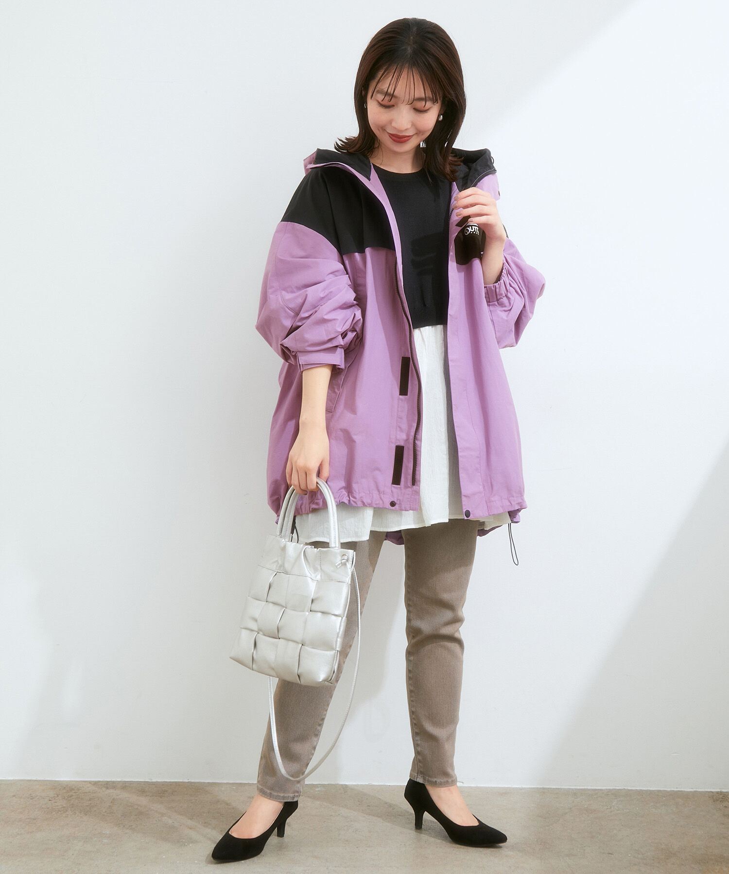 VIS「【OUTDOOR PRODUCTSコラボ】【洗濯可】オーバーサイズマウンテンパーカー」|アウトドア|