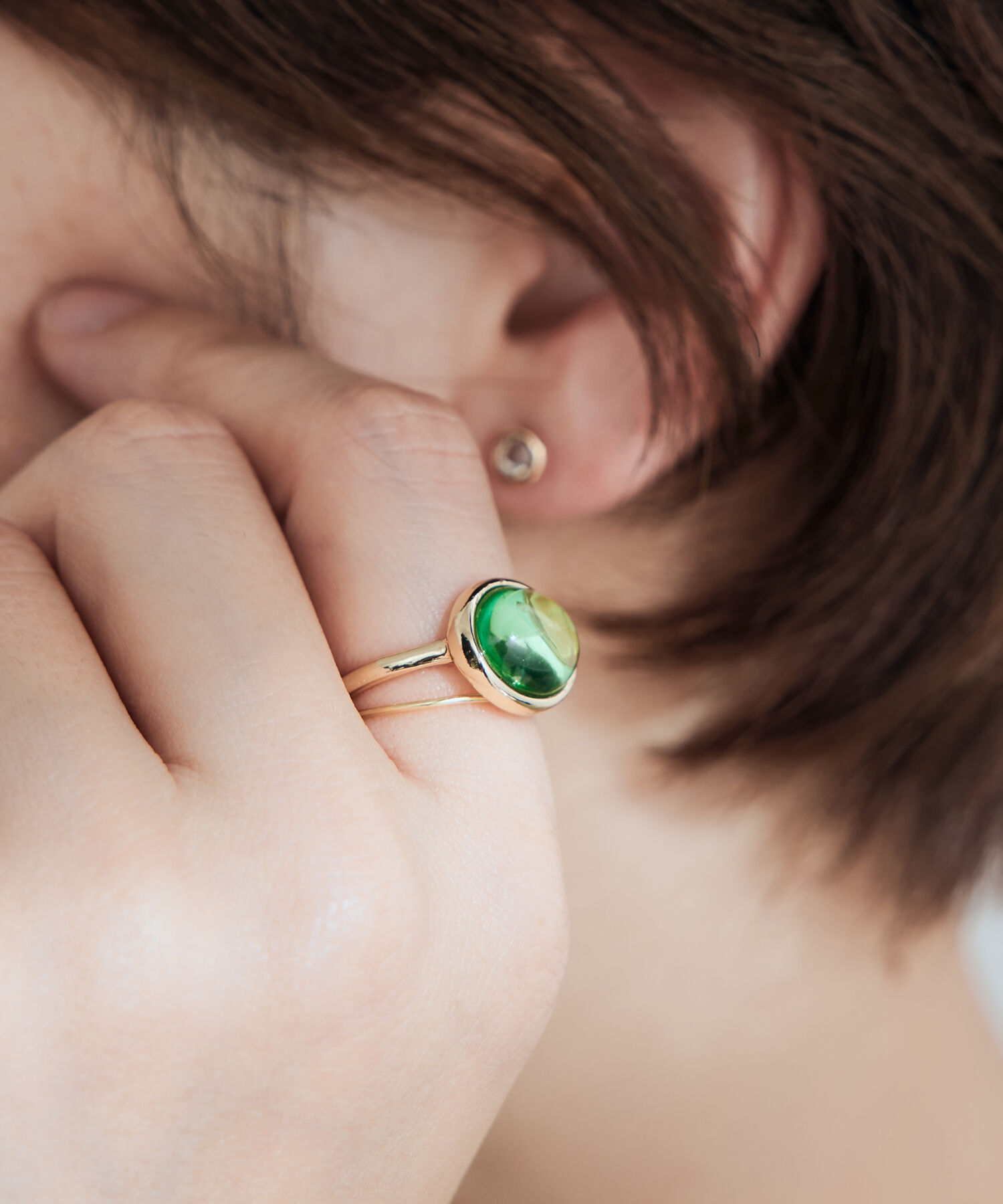 VIS「クリアオーバルリング」|リング|