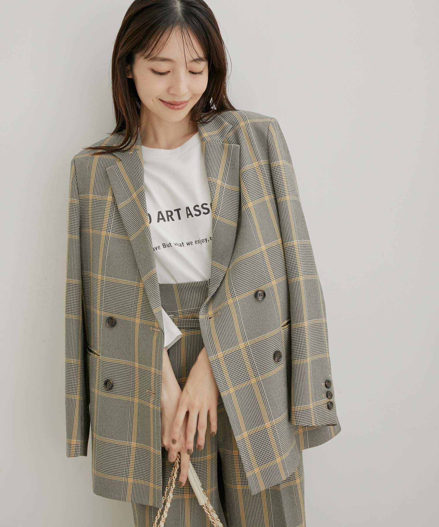 VIS「【Washable・EASY CARE】エコウールタッチジャケット【sustainable】」|テーラードジャケット|