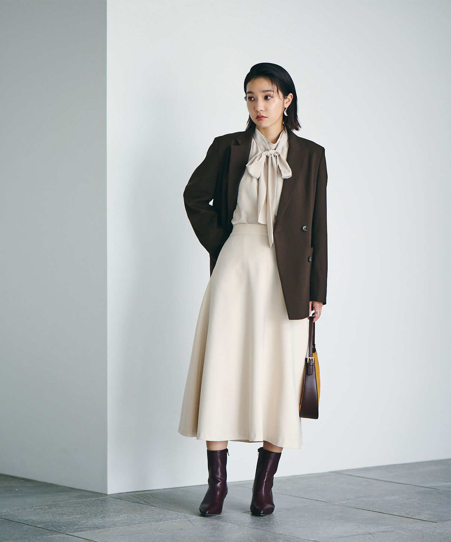 VIS「【Washable・EASY CARE】エコウールタッチジャケット【sustainable】」|テーラードジャケット|